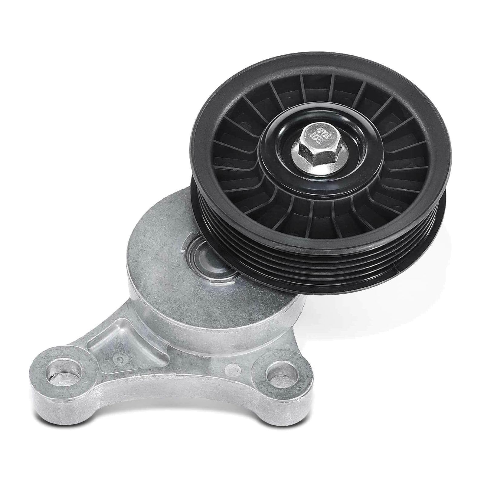 HDOZTOJI Belt Tensioner with Pulley Thermoplastic for Cadillac for CTS 6.2L 2009-2015,for Chevy for Camaro 6.2L 2010-2015 2pc 12628025 12622273