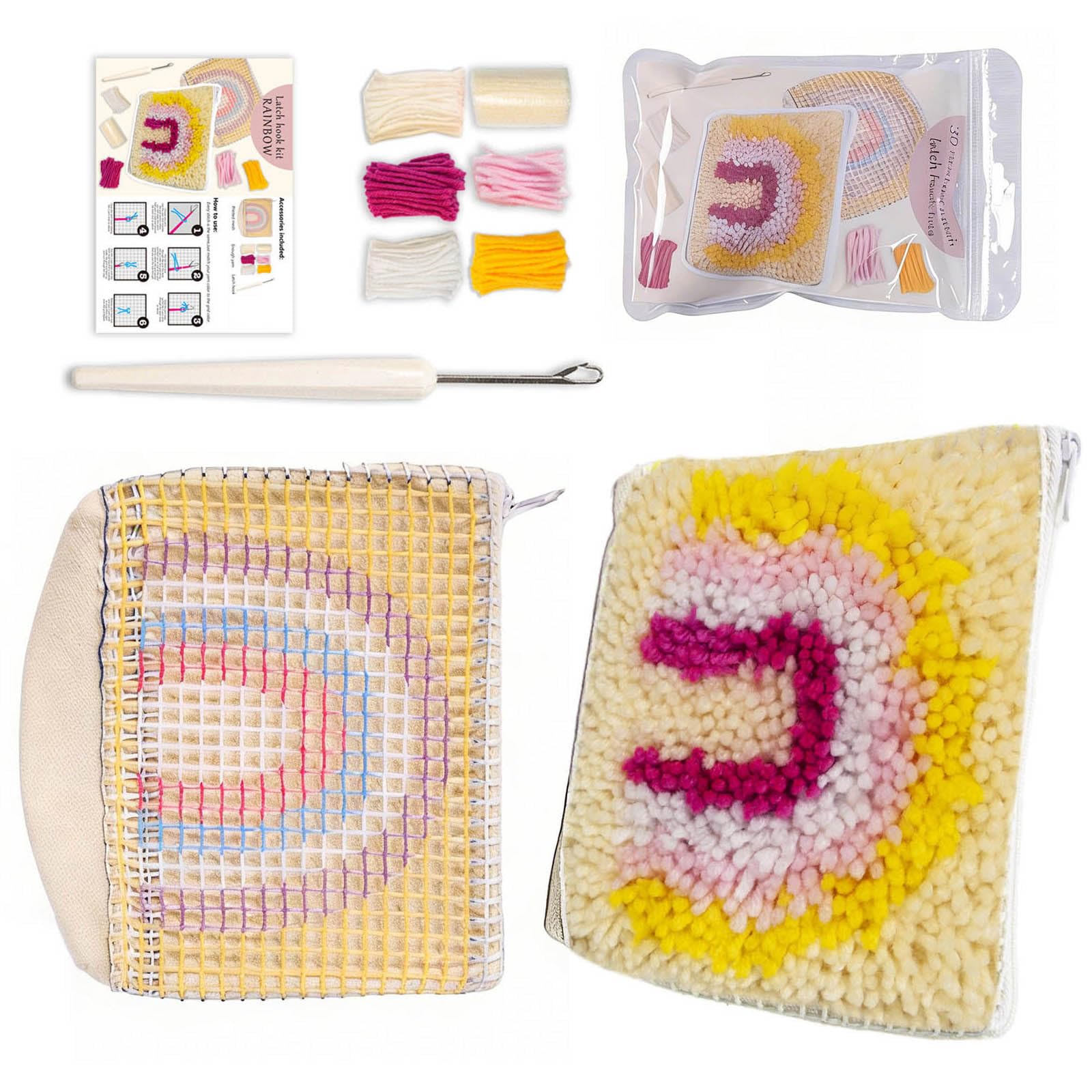 ordinarYone Beginner Friendly Crosses Stitching Set Featuring Polyester Cotton Materials and Pattern Variety for Family Crafting Fun