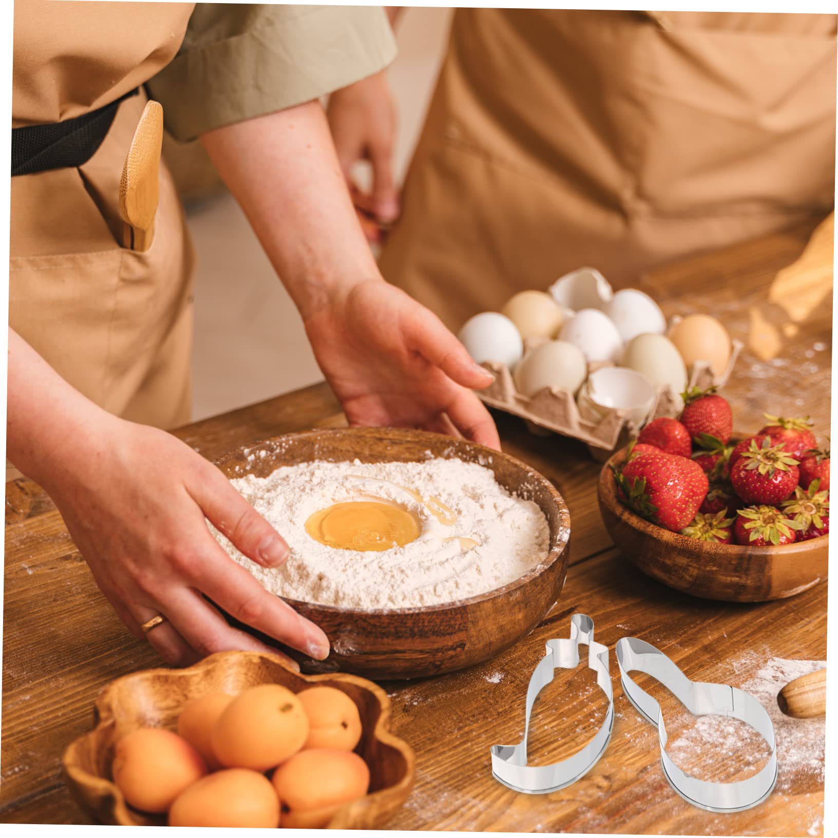 ABOOFAN 30 Stk Keksform kinder keksausstecher party sachen plätzchen dosen baking mold austecher Gebäck kräuseln wiederverwendbare Keksausstecher Bäckereibedarf Rostfreier Stahl