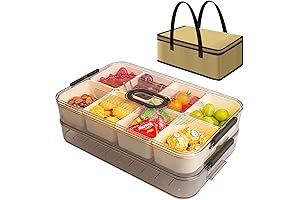 Stackable Snackle Box Container with Lid