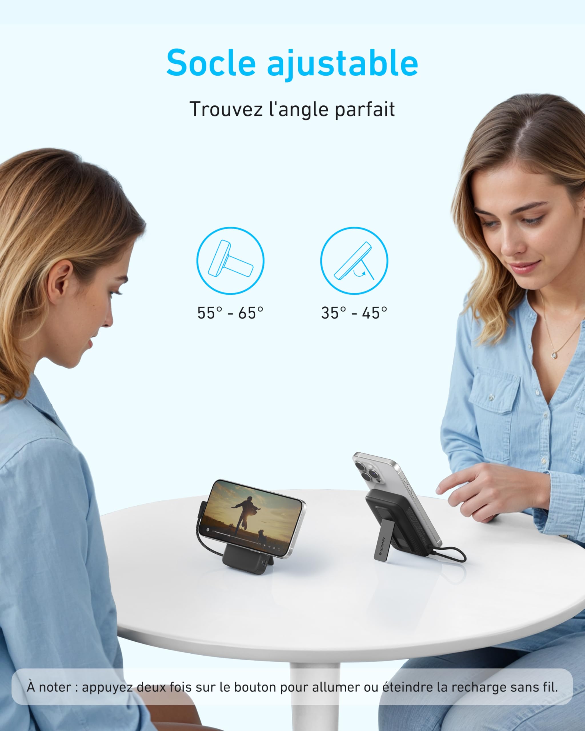 Anker Zolo Batterie Externe magnétique 10 000 mAh 30 W