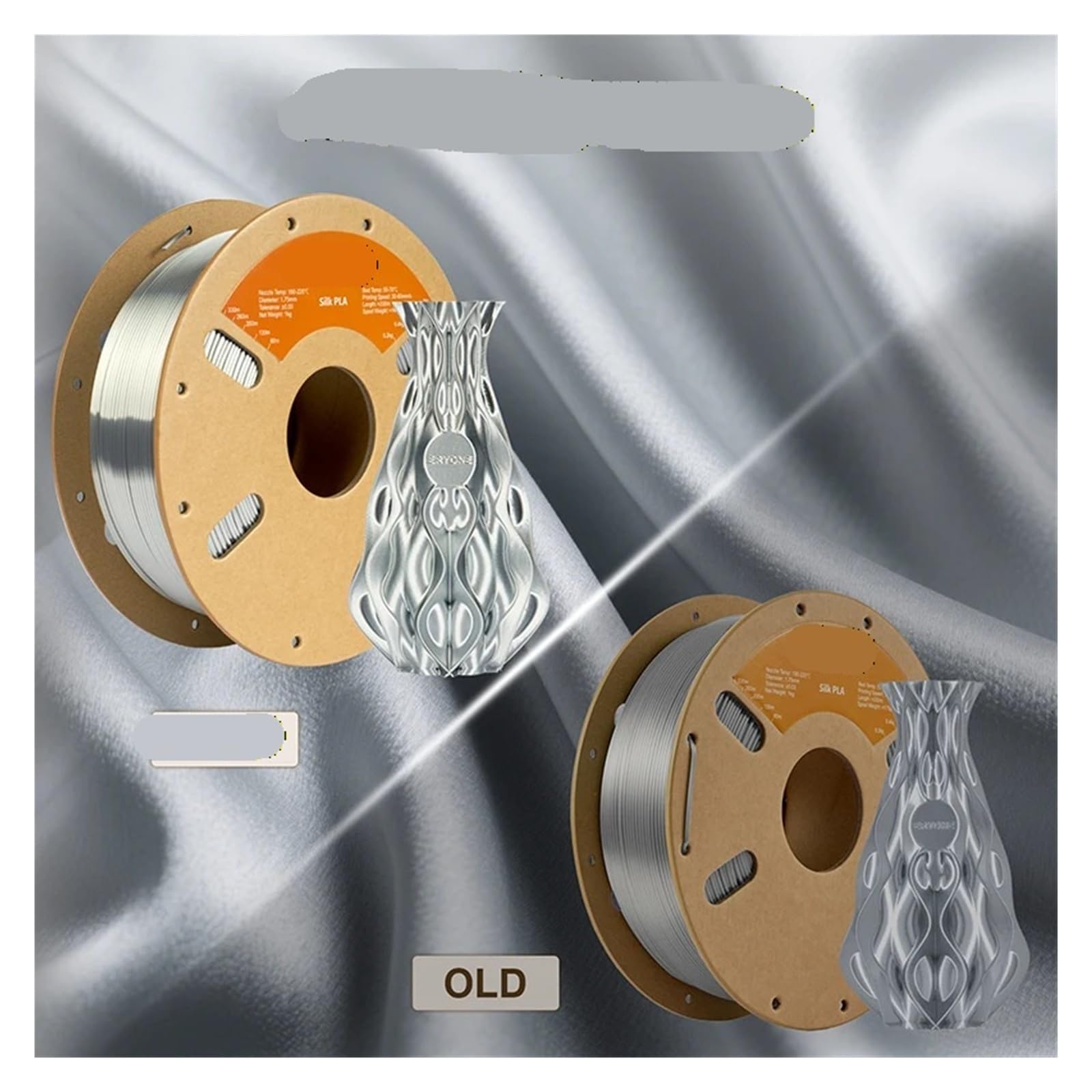 Filament PLA en Soie for Impression 3D, 1 kg,75 mm, Multicolore(Liquid Gold)