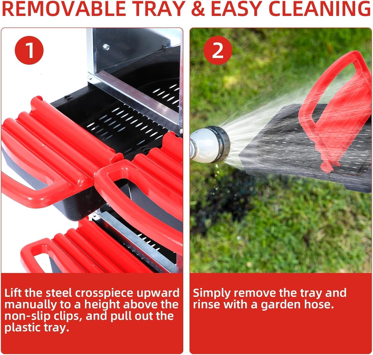 Chicken Nesting Boxes for Chickens,3 Compartment Metal Roll Away Nest Box for Chicken Coop,Chickens Laying Egg, Lid Cover to Protect Eggs,Easy Egg Collection,Hen Roosting Boxes - 4