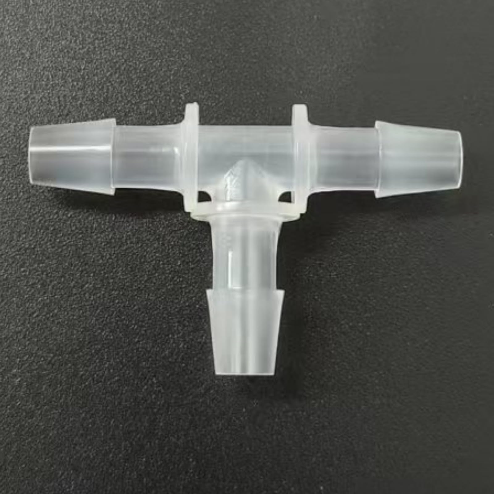 25 Pack Equal 3 Way T-Shaped Barbed Hose Fittings - Durable PP Hose Barb Tee Adapter(4.8mm 3/16inch Cir)