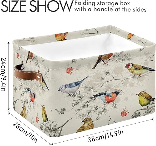 Miniatura 41 de AUUXVA Cesta de almacenamiento del antiguo Egipto, caja de almacenamiento de lona duradera plegable para juguetes, cesta organizadora con asas