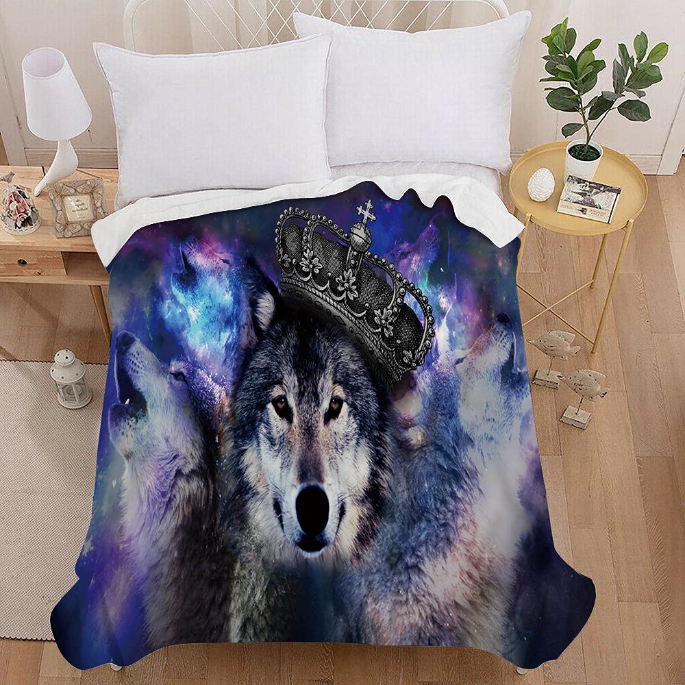 Chickw11 Coperta di Flanella 3D, Fumetto Stampa Coperte Flanella
