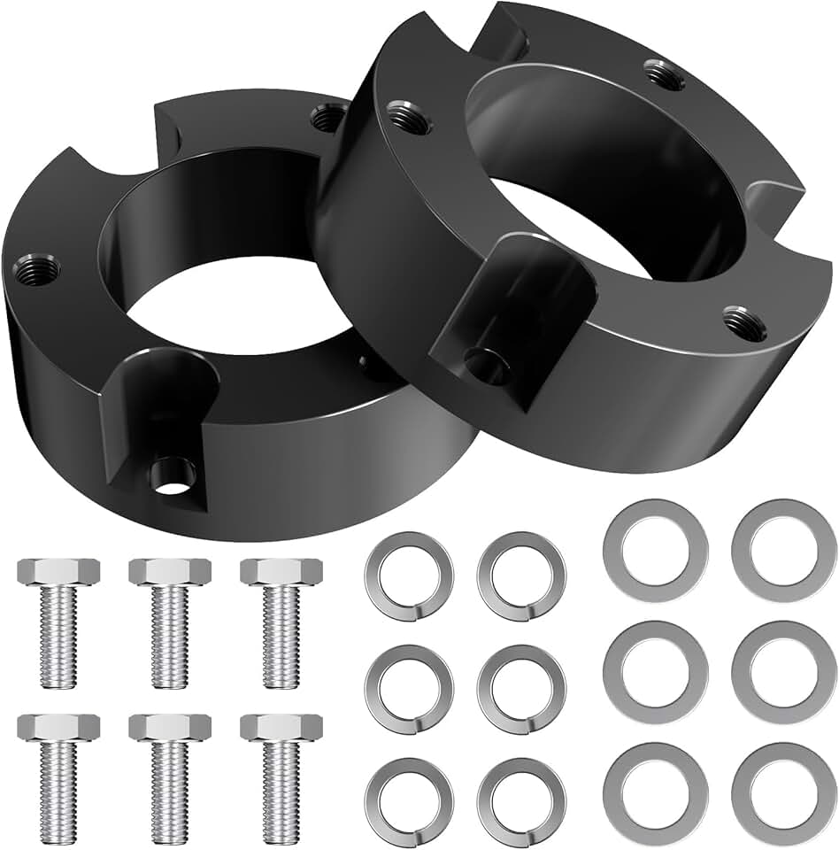 MIKKUPPA Kits De Nivelamento De 3" Compatíveis Com Toyota Tacoma 2005-2023, 4Runner 2003-2024 E Fj Cruiser 2007-2015 - Espaçadores De Amortecedor Dianteiro De 3" Kits De Suspensão E Blocos De Elevação