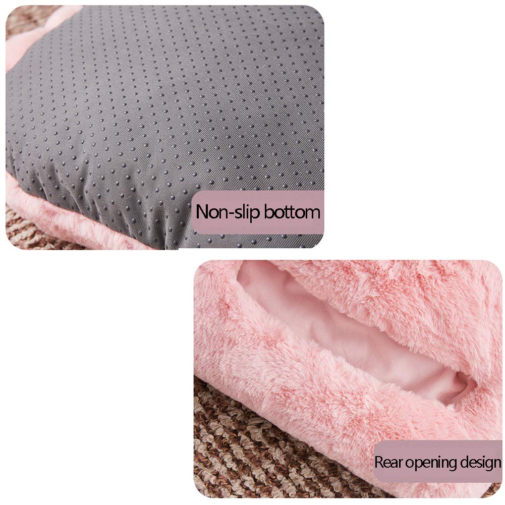 Calentador De Pies Calefactable Cojín Recargable USB Calentador Eléctrico Calefacción De Oficina De Invierno Calentador De Plantilla, Funda Desmontable Lavable, Carga Rápida (2 Piezas),Gray1