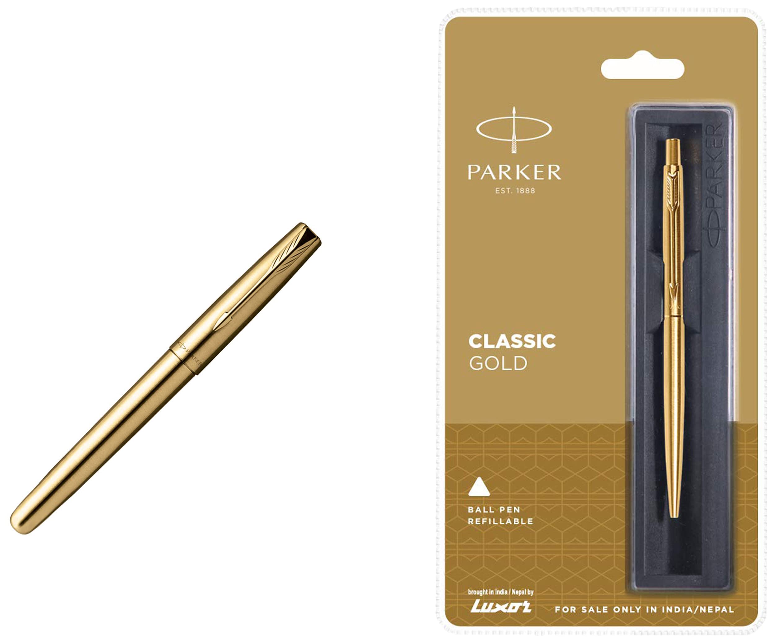 ParkerParker Frontier Gold Roller Ball Pen Gt Classic Gold GT Ball Pen