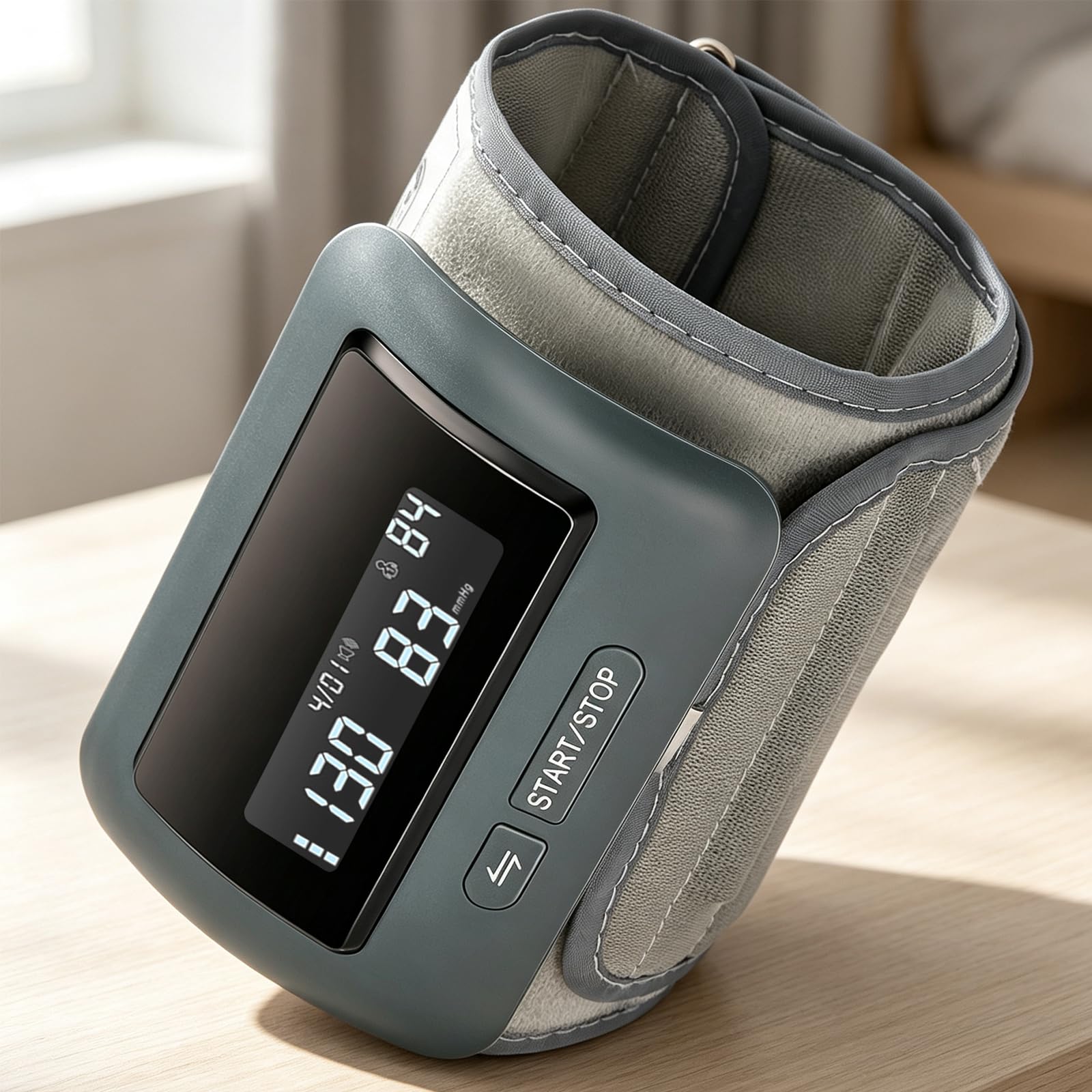 Tensiomètre de Bras Intelligent avec Annonce Vocale – Tensiomètre Numérique avec Batterie Rechargeable et Brassard – Idéal pour la Maison et les Déplacements