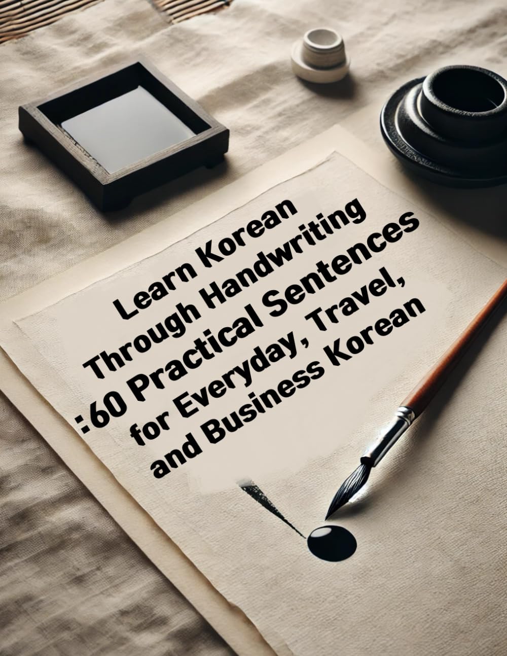 Learn Korean Through Handwriting: 60 Practical Sentences for Everyday, Travel, and Business Korean (Korean Calligraphy)