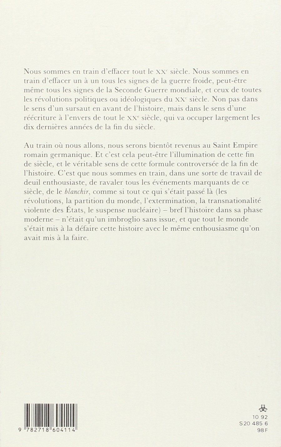 L'illusion de la fin (0000)