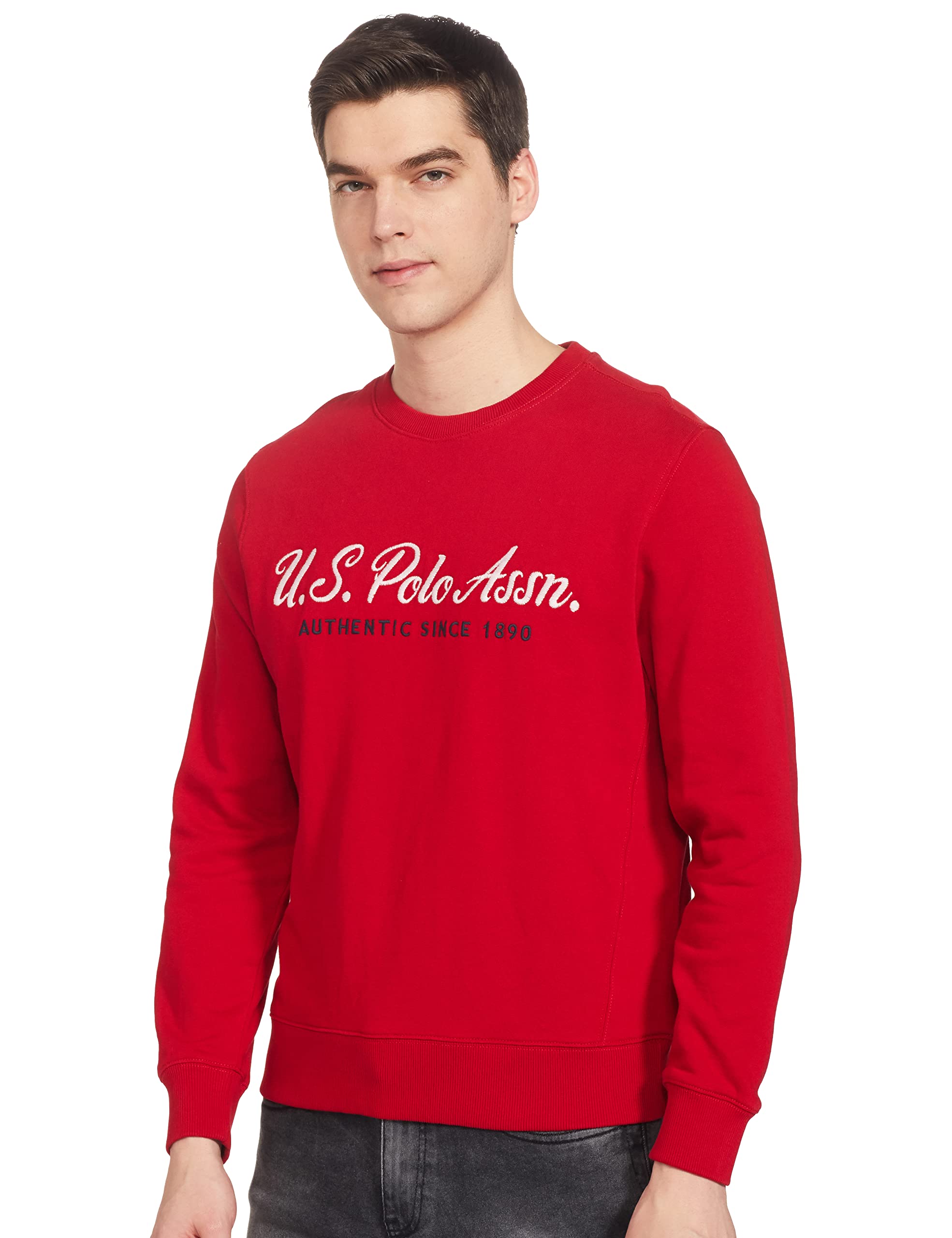 U.S. POLO ASSN. Men's Cotton Crew Neck Sweatshirt