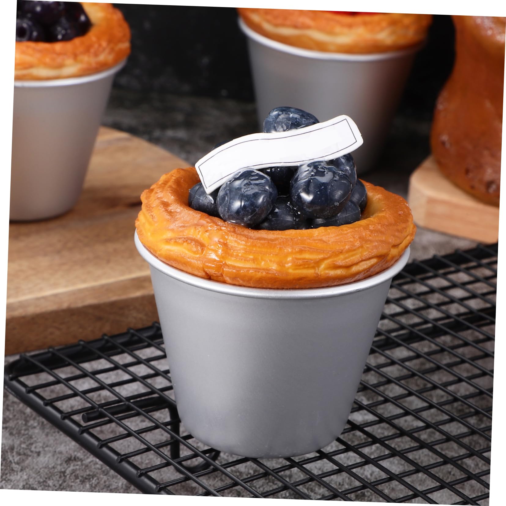 DECHOUS 24pièces Moules à Pudding Moules à Muffins Antiadhésifs Pour Puddings Et Gâteaux Ustensiles De Cuisine Et Pour Boulangerie