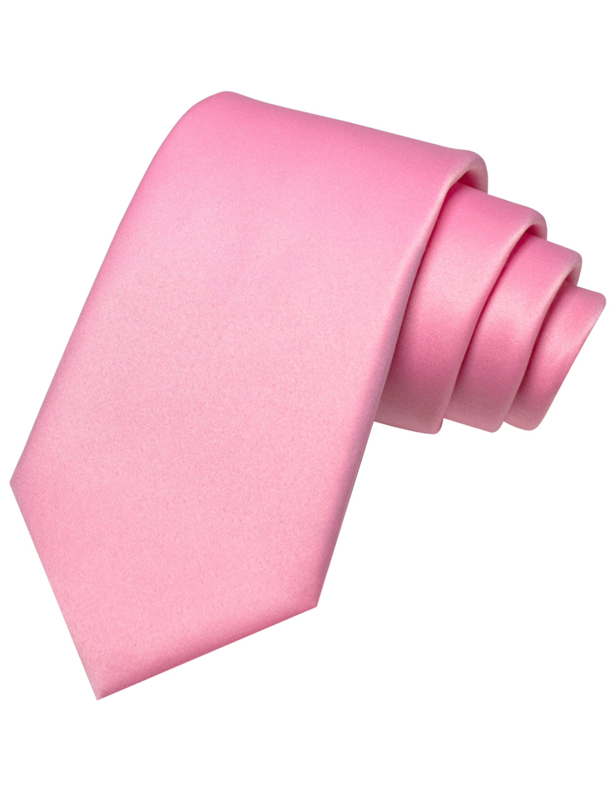 JEMYGINS Solid Color Tie Mens Necktie for Business and Wedding — view 34