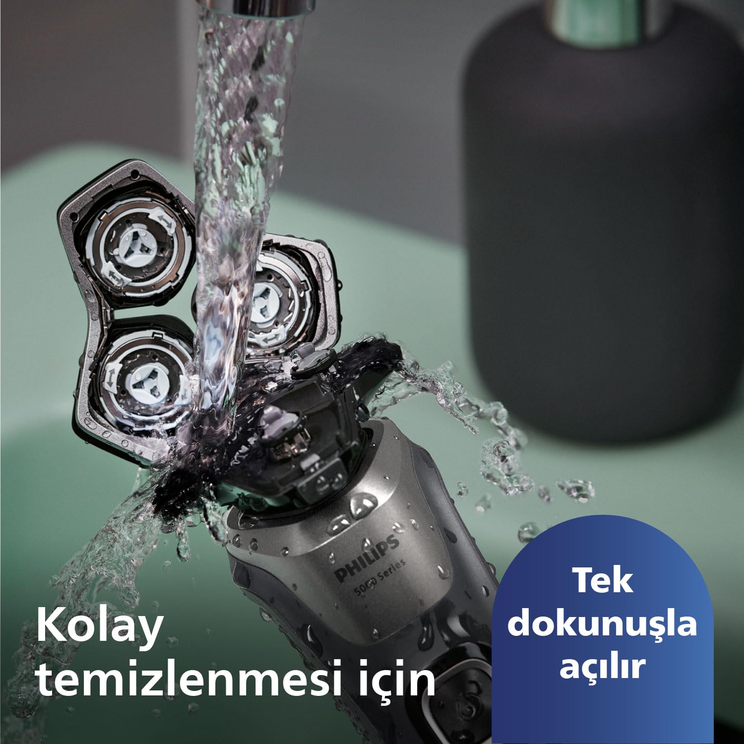 Philips Series 5000 S5887/10 Golarka Elektryczna, Srebrny