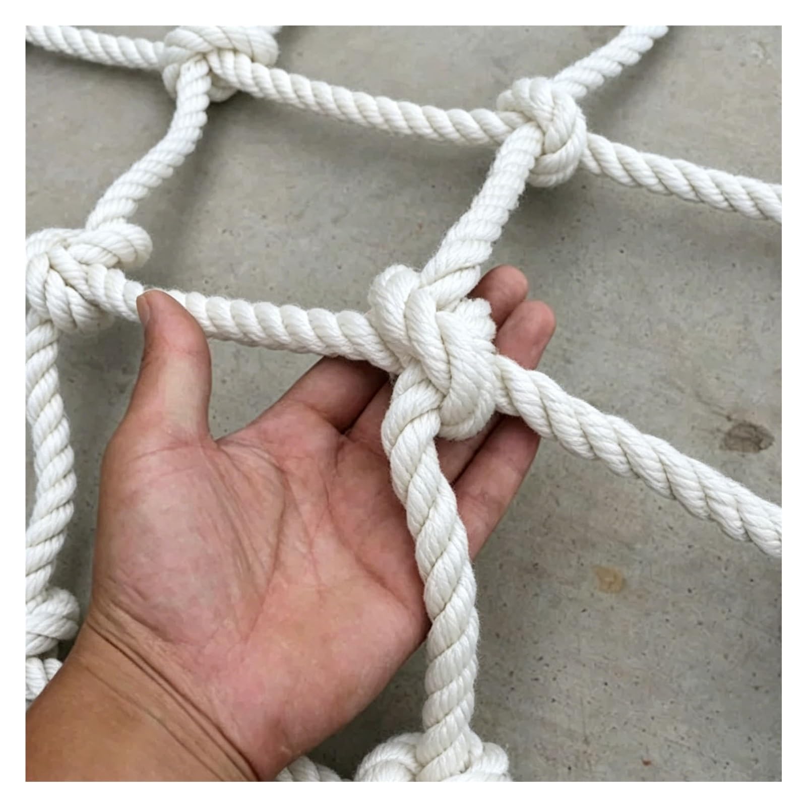 Nets for Backyard Cables That Do Not Come Undone Easily Safety Netting For Railings Polyester Rope Shops Balconies Staircases(1.2x5m/3.94x16.4ft)