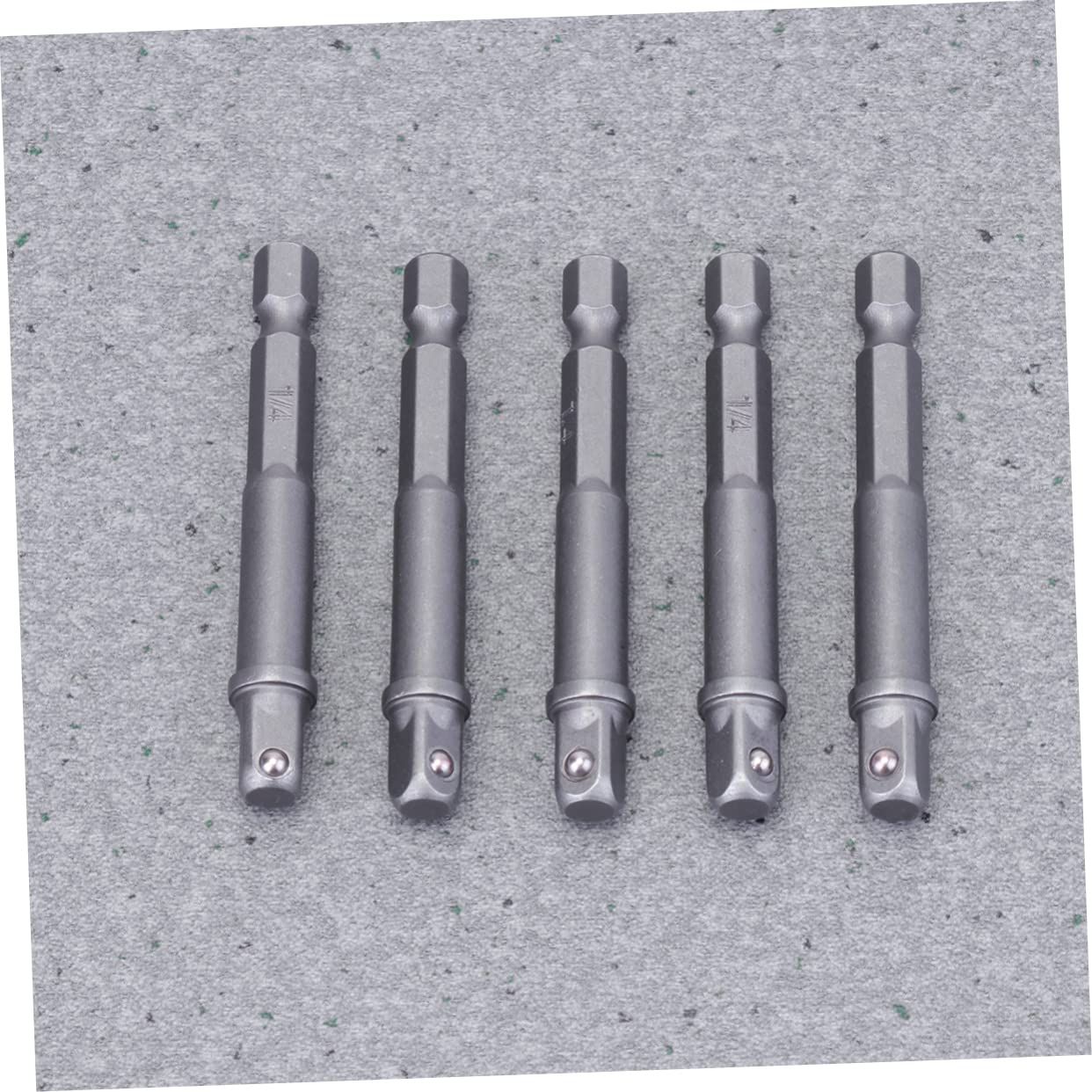 Uonlytech 15 Set Barra Di Estensione Della Presa Bussole Esagonali Cacciavite Elettrico Presa Esagonale Biella Presa Biella A Manicotto Barra Di Estensione Della Manica Silver 5 Pezzi * 15