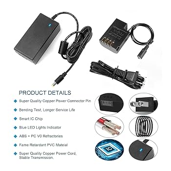 Panasonic DMW-AC10 & DMW-DCC12 セット Panasonic ACアダプターキット DMW-AC10 + DMW-DCC12 レンタル