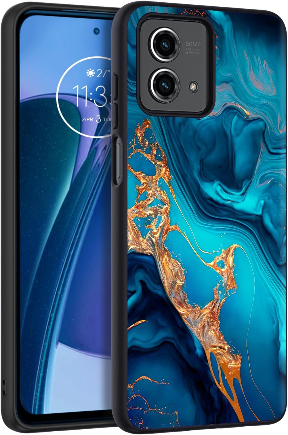 Kwmobile Case Compatible With Motorola One 5G Ace Case - Soft Slim Protective TPU Silicone Cover - Bordeaux Violet