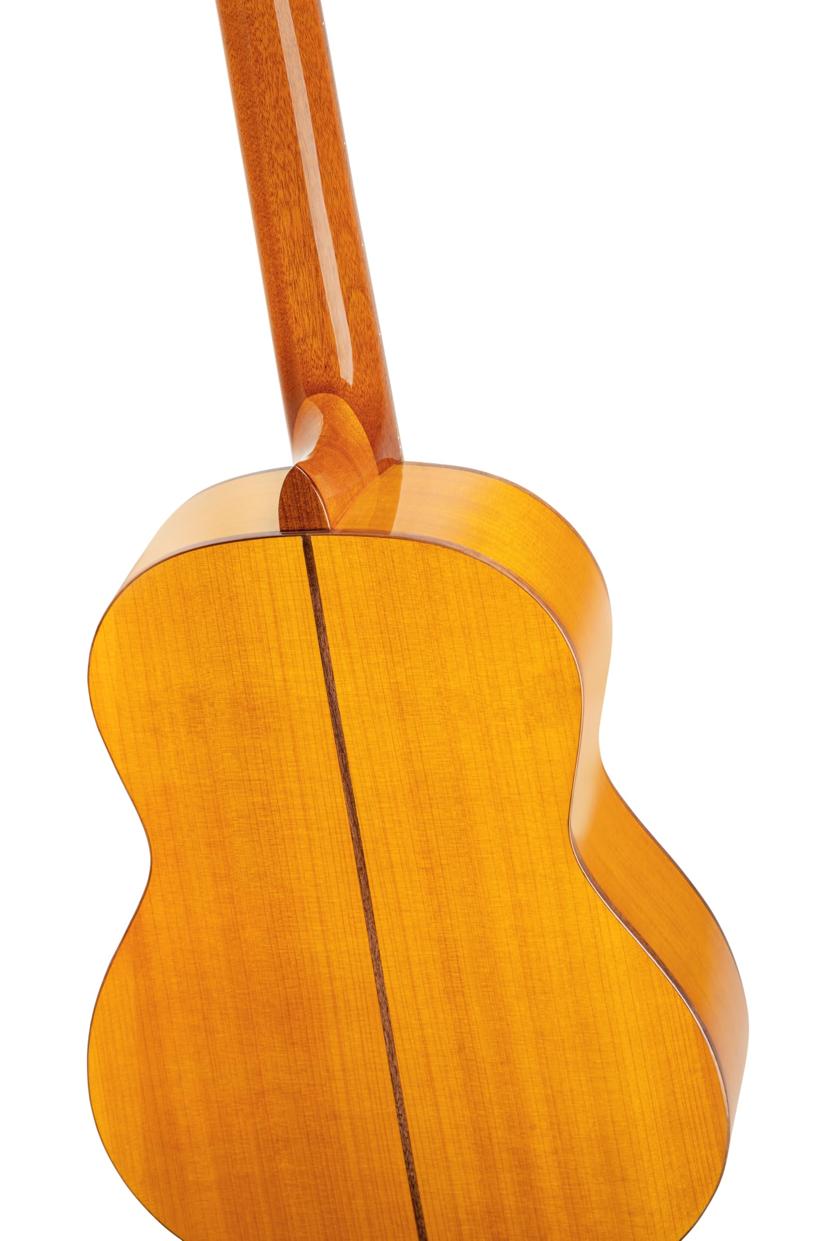 Ortega Guitars Family Series Pro - Guitarra de concierto flamenco 4/4 (pícea y ciprés, acabado brillante, incluye funda R170F)