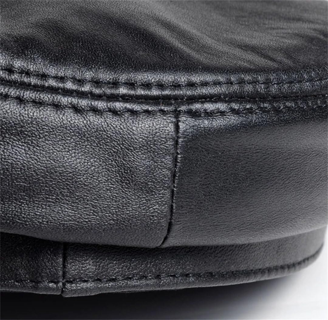 Boinas de invierno de piel auténtica para mujer y hombre, 100 % piel de oveja dorada/plateada, gorras de béisbol para estudiantes