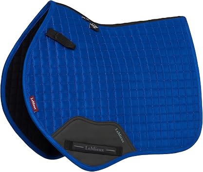 LeMieux Mini Suede Close Contact Square Saddlepad - Benetton Blue