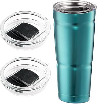 2Pack Replacement Lid Only Compatible with Bubba Envy S Tumbler, Leak-Proof and Waterproof Sliding Lid Insulated Tumbler, BPA Free Cups NOT Included