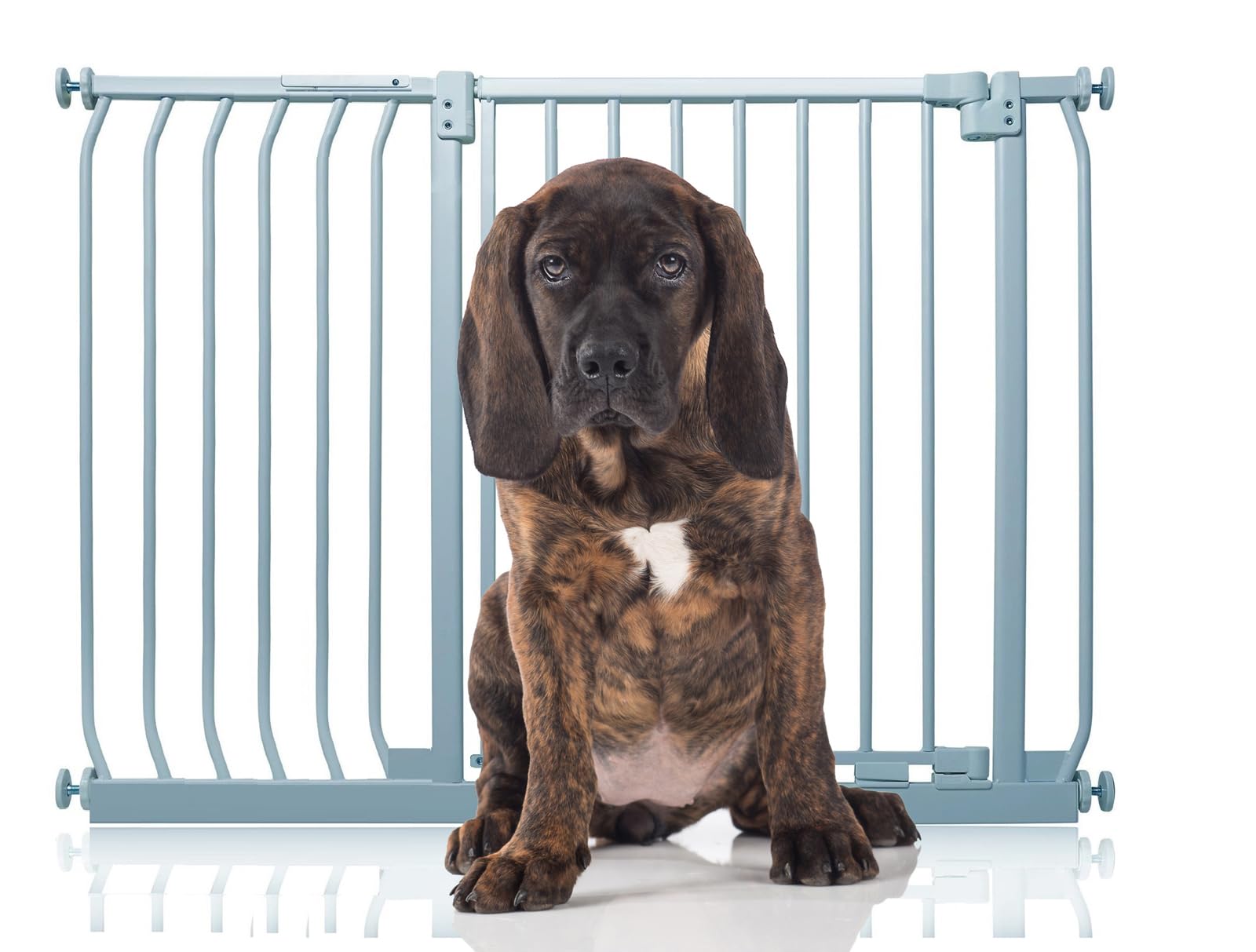 Bettacare Elite Pressure Fit Dog Gate - 107cm-116cm - Matt Grey - Metal