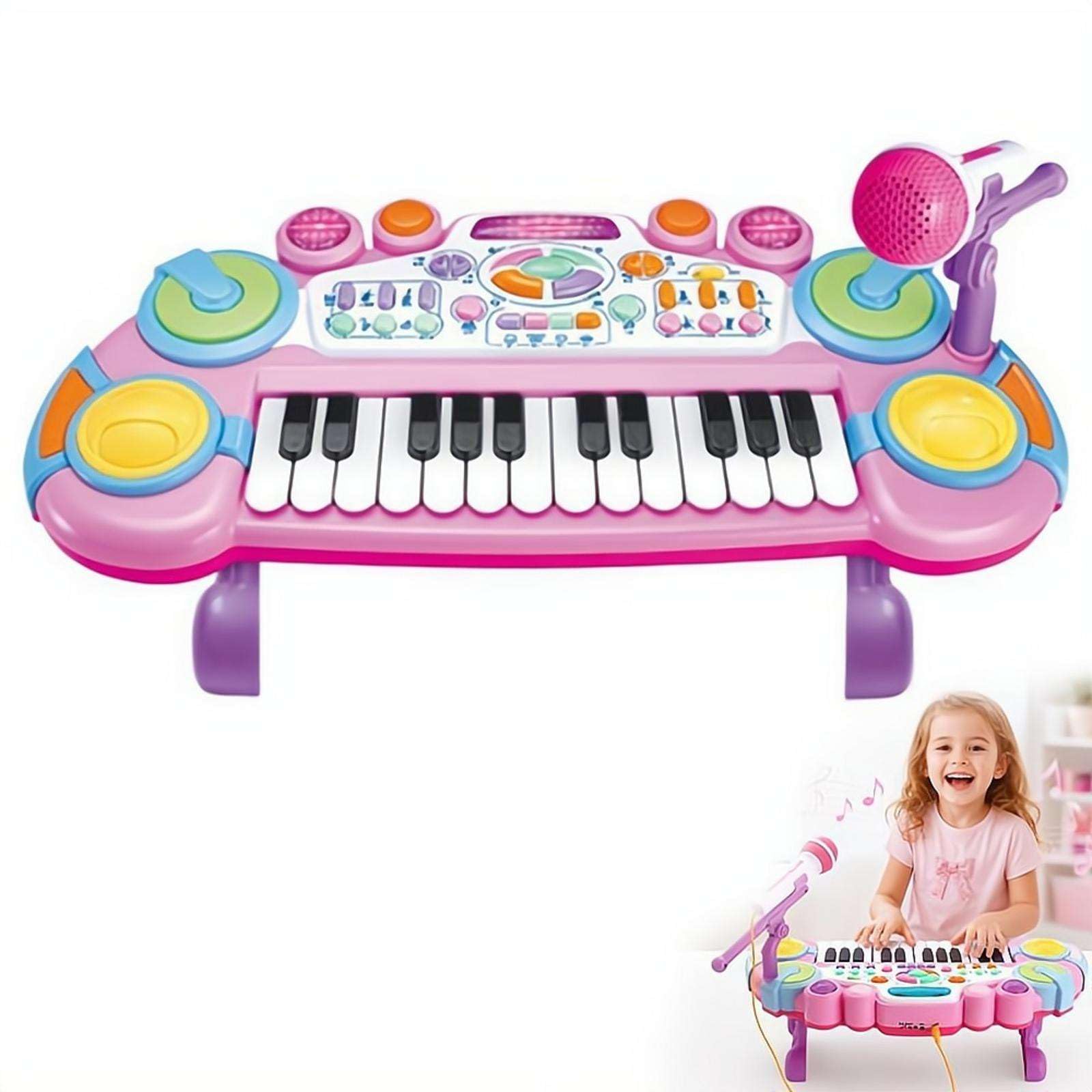 Baby DJ Table for Toddlers 1-3,Musical Baby Piano Toys,Educational Musical TableToy,Toddler Activity Learning DJ Mixing Table w/Music & Light,Educational BabyToys for 1Year Old Boy Girl BirthdayGift