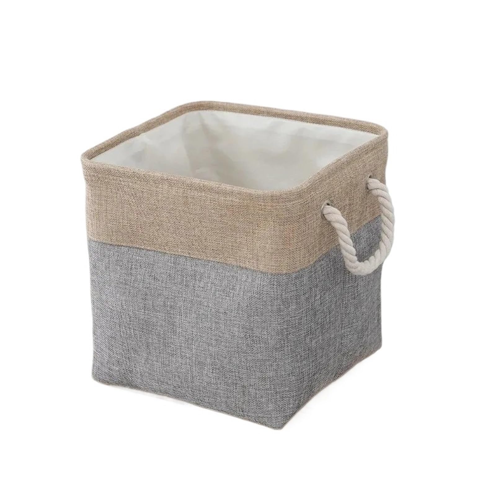 MRKU Boîte de Rangement pour sous-vêtements et Chaussettes, Organiseur de Soutiens-Gorge, paniers Respirants, Articles ménagers Divers, Panier de tri, Panier Pliable en Lin pour Jouets