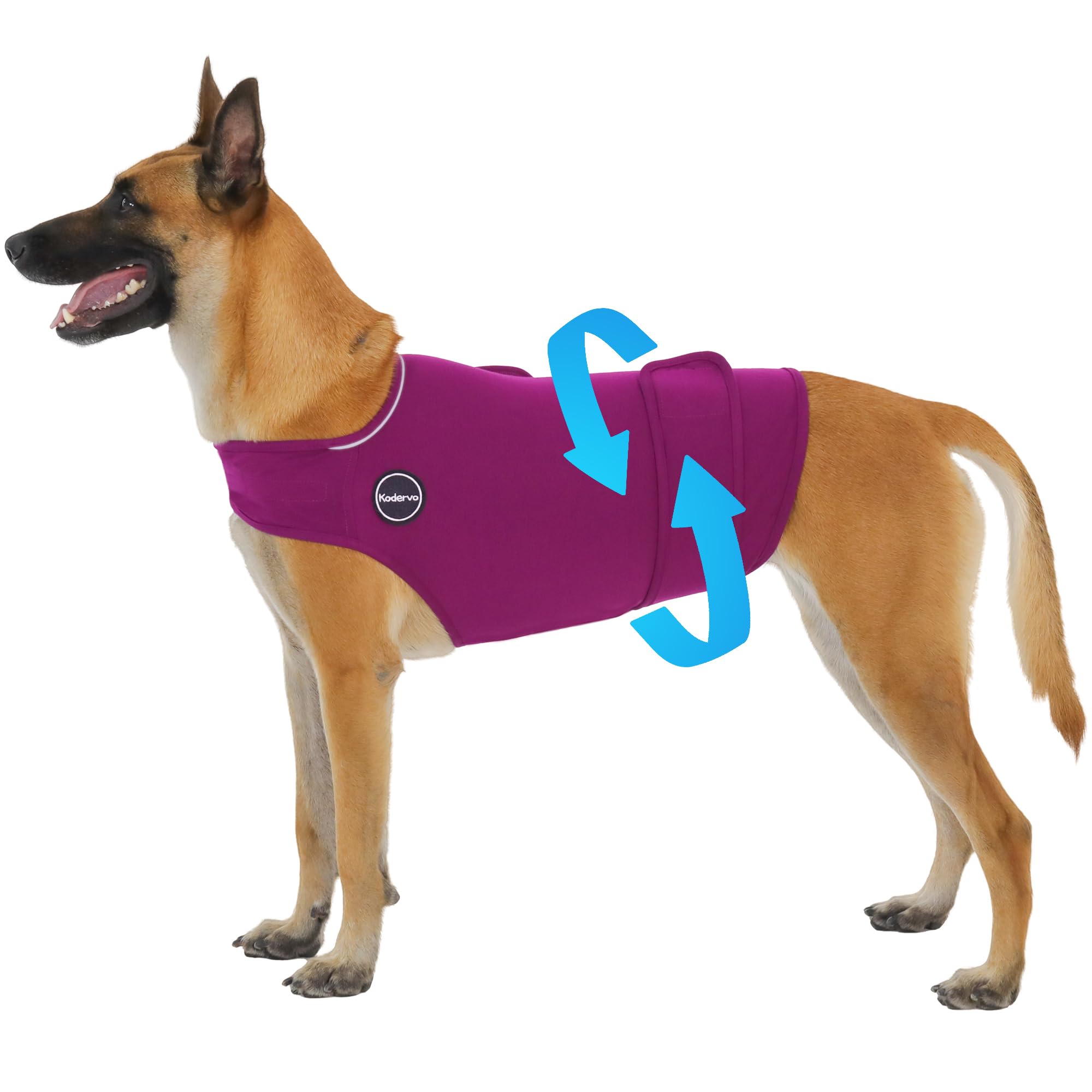 Amazon.com : Kodervo Dog Anxiety Vest, Skin-Friendly Thunder