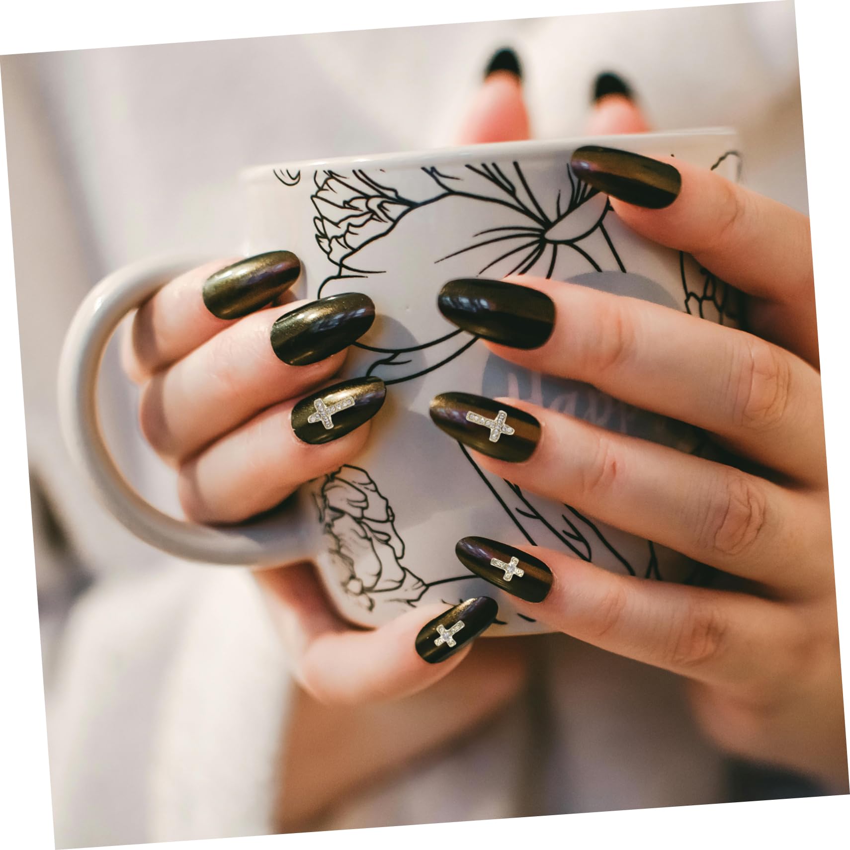 5 Set Ciondoli Per Unghie Charms Per Decorazioni Nail Art Per Manicure E Speciali 60 Pezzi*5