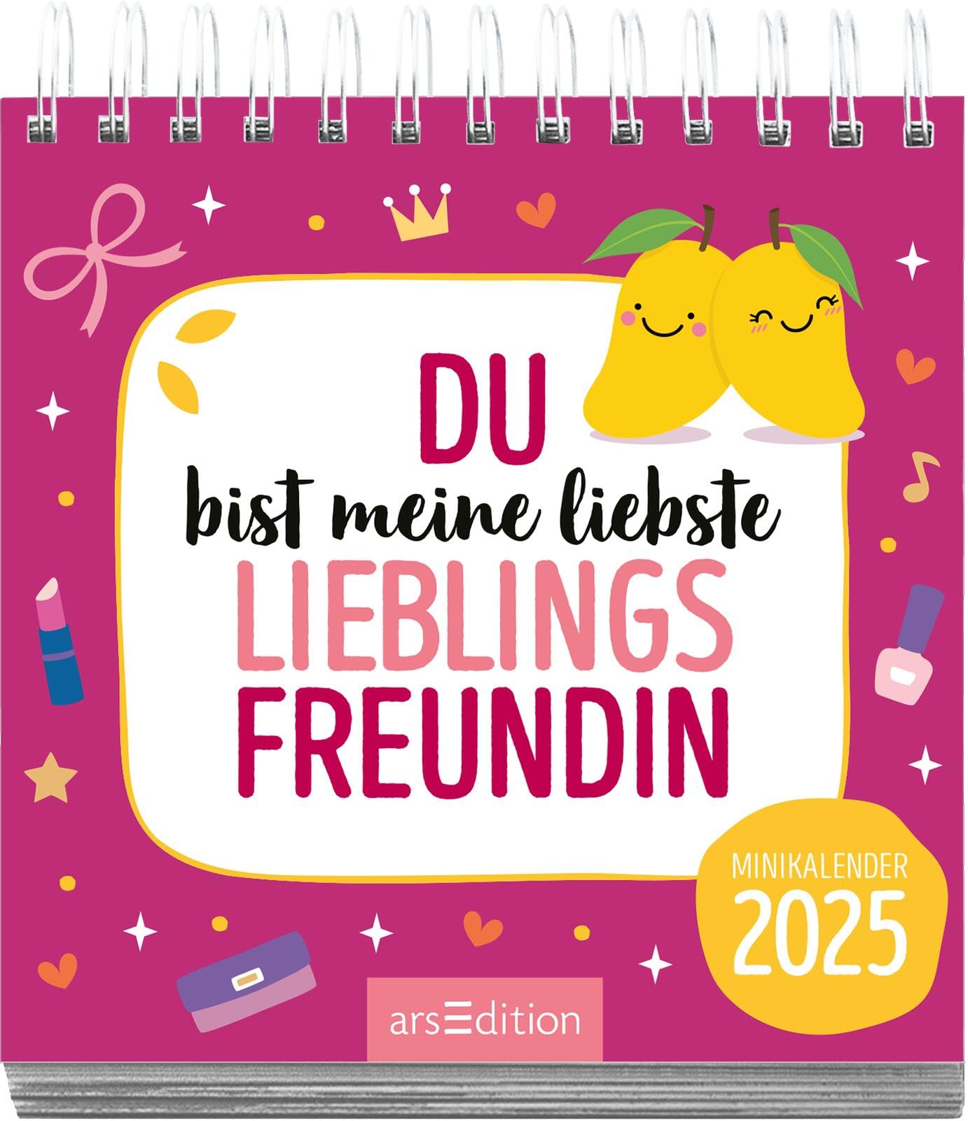 Display Monatskalender 2025: Mit 4 x 5 Ex. | Kleine Tischkalender voller lieber Worte für liebe Menschen