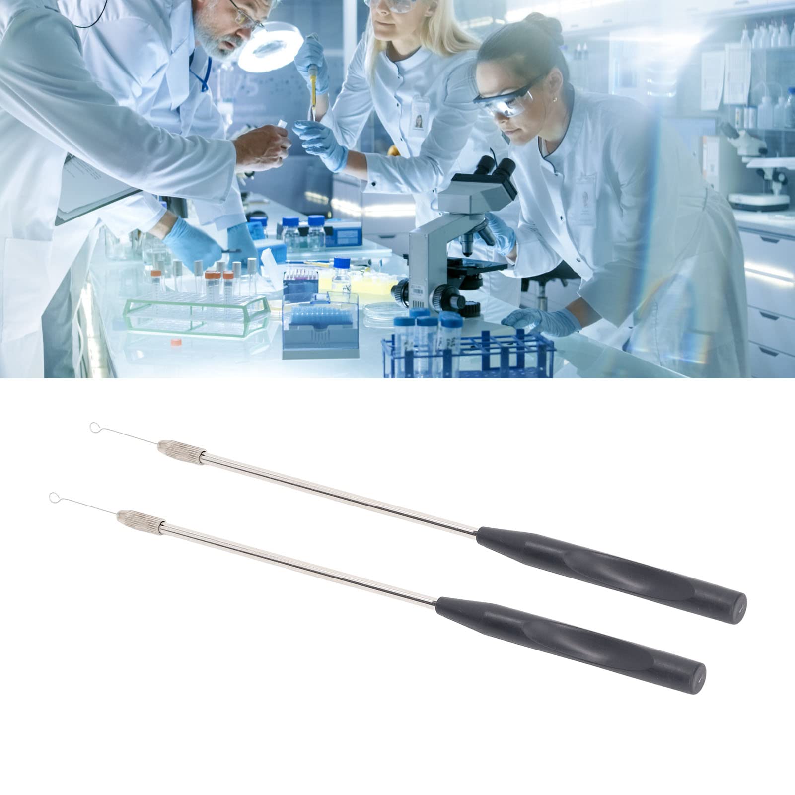 Inoculation Ring, Copper Inoculation Rod Set 9.1in for Experiment