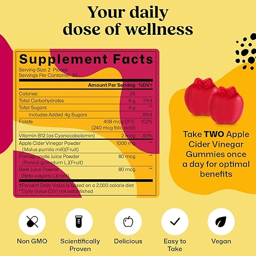 Miniatura 9 de ColonBroom Limpieza de colon y desintoxicación de 15 días para perder peso + gomitas de vinagre de sidra de manzana para mujeres, 60 gomitas,