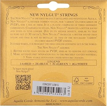 aquila様用 Amazon | Aquila アクィーラ コンサートウクレレ用弦 Low-G