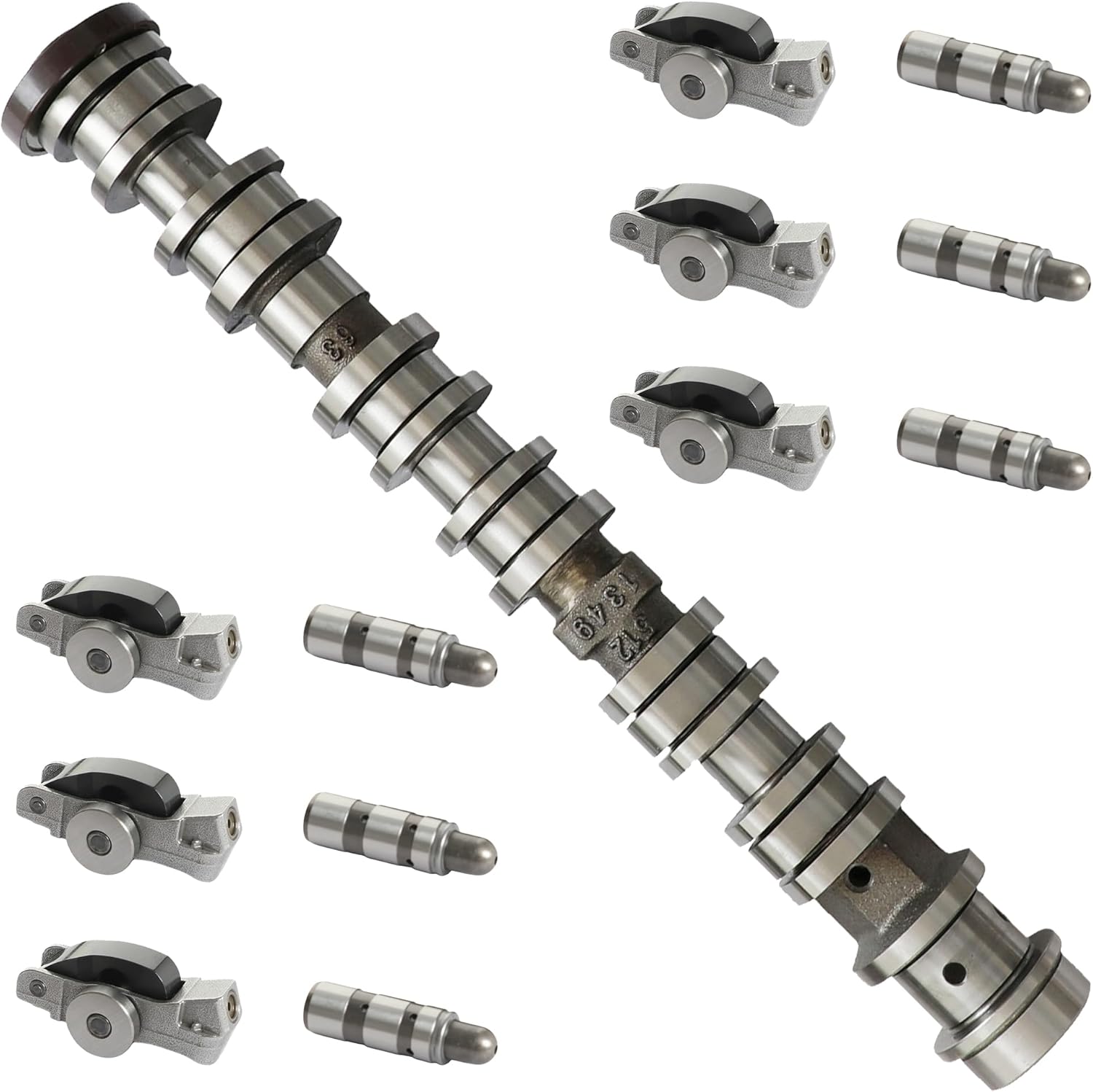 3.6 Engine Left Side Camshaft w/Intake Rocker Arm & Valve Lifter For Chrysler Pacifica Dodge Durango Jeep Wrangler 3.6L 2017-2026 5047912AC 5047896AD 5047883AC