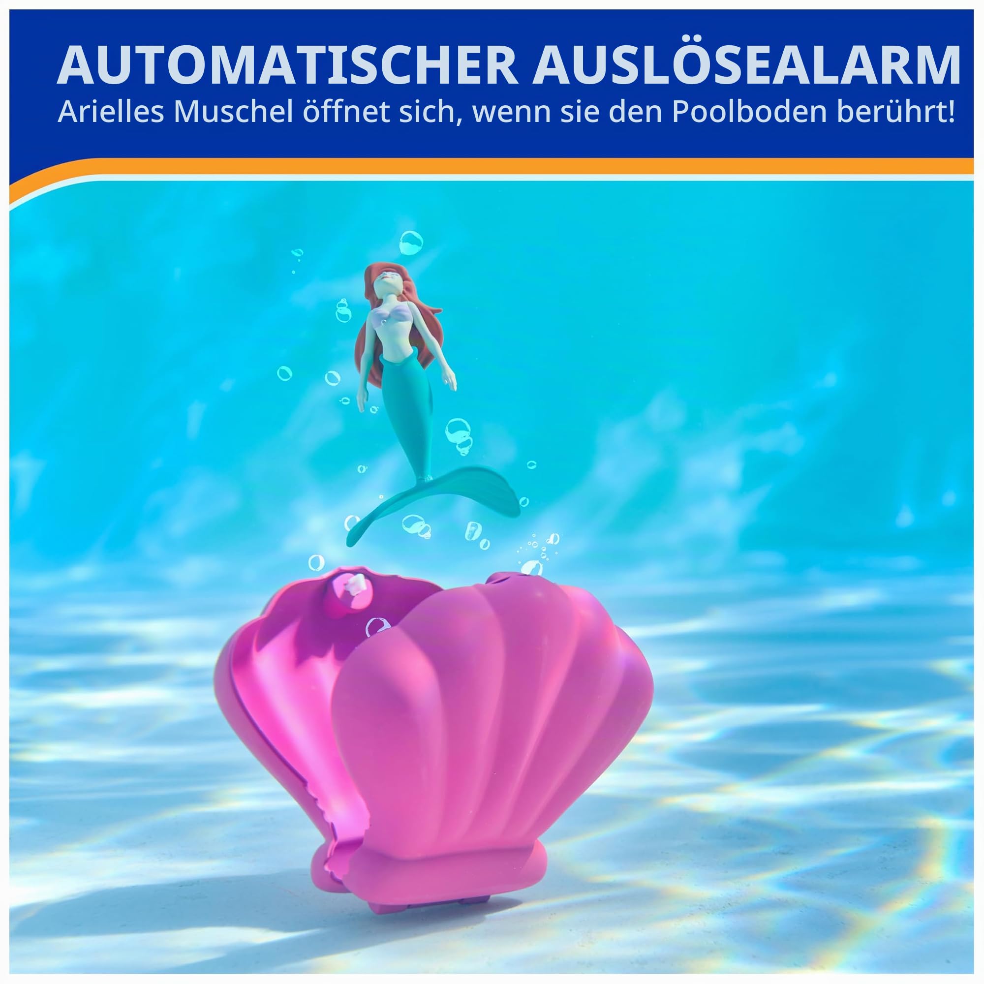 SwimWays Disney Princess Rosa Cartoon Schwimmspielzeug für Mädchen im Alter von 3 Jahren und älter, 1 Stück