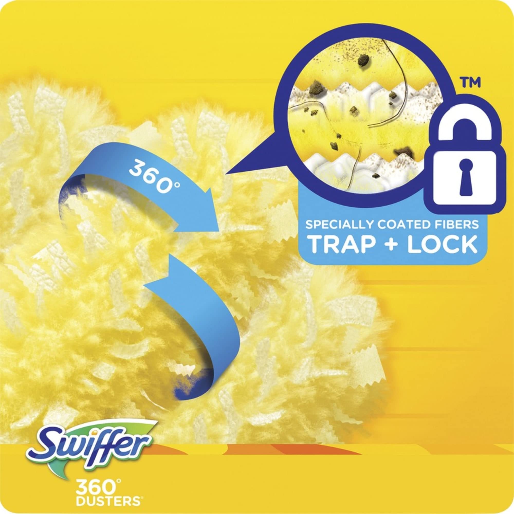 Amazon.com: Swiffer® 360° Duster Refills, Yellow, 6 Refills Per