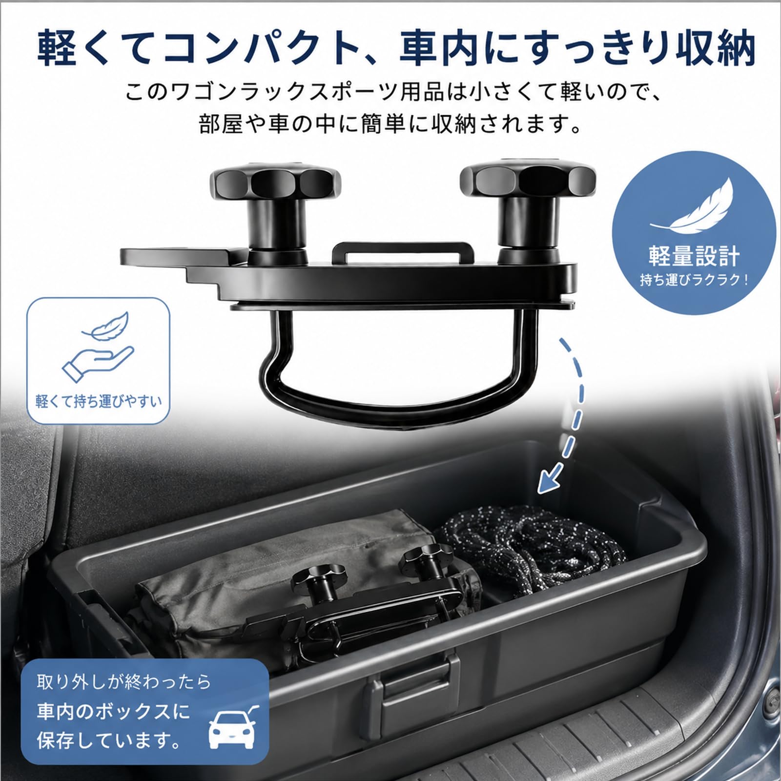 Amazon | CMD ルーフラック 固定金具 ルーフボックス uボルト クランプ