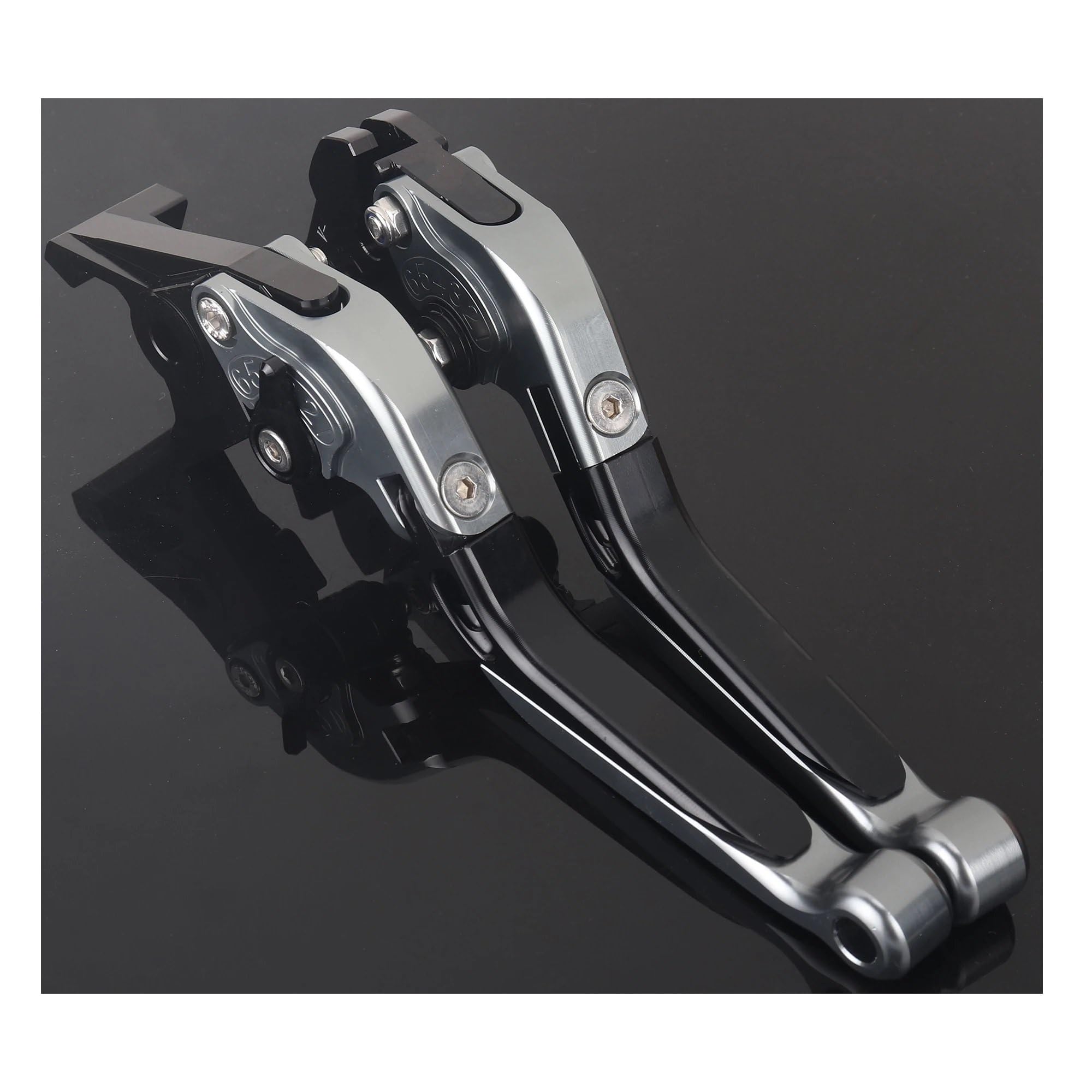 Dngjuen Type 5 Motorcycle Adjustable Folding Brake Clutch Lever Set For Tenere700 For Tenere 700 For World For Raid For Xtz700/Sp Clutch Brake Lever(Type 5)