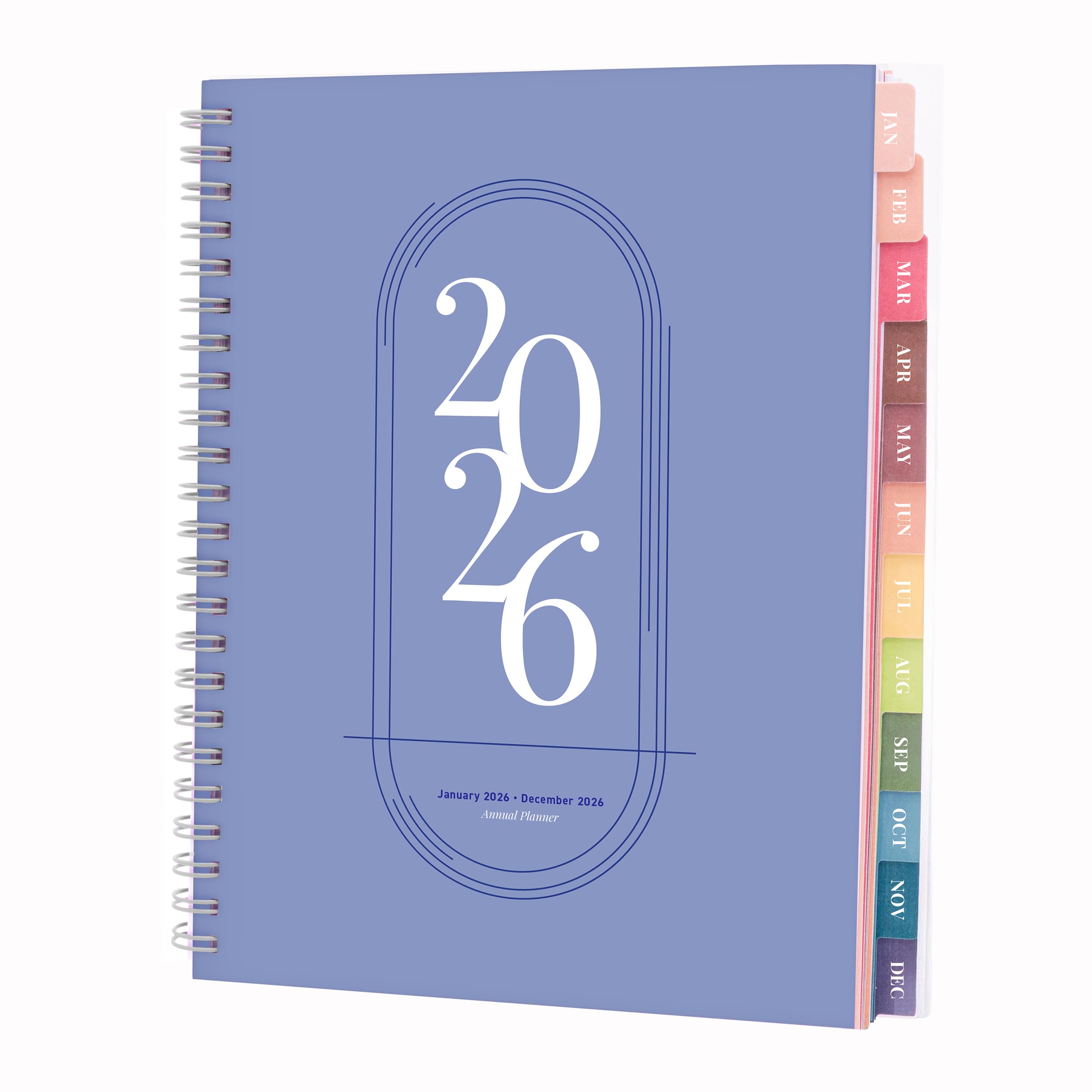 Rileys 2026 Planner, Agenda Planner With Weekly And Monthly View, Daily Agenda Book And Yearly Planners Calendar Book, Spiral Bound With Tabs, Notes,