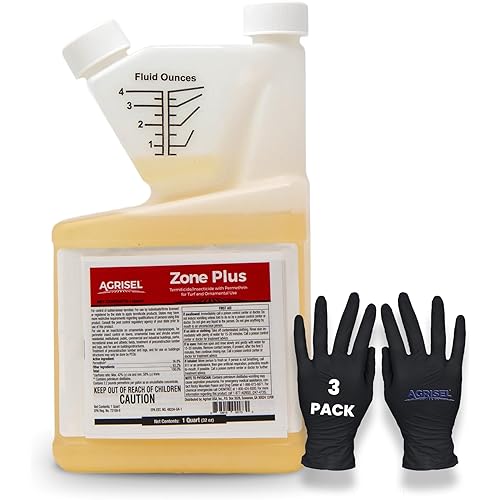 Zone Plus Insect & Pest Control, Broad Spectrum, for Indoor & Outdoor, Effective Against 100 Pests, Eco-Friendly, 3-Pack of Disposable is Included with Purchase, 32 Ounce