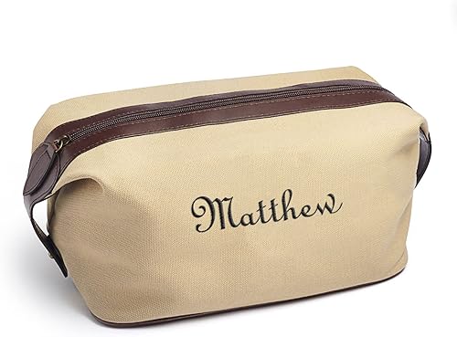 Miniatura 2 de WEDDINGSTAR Neceser de viaje para hombre - Lona marrón claro, Marrón 1 bolsa, No personalizable