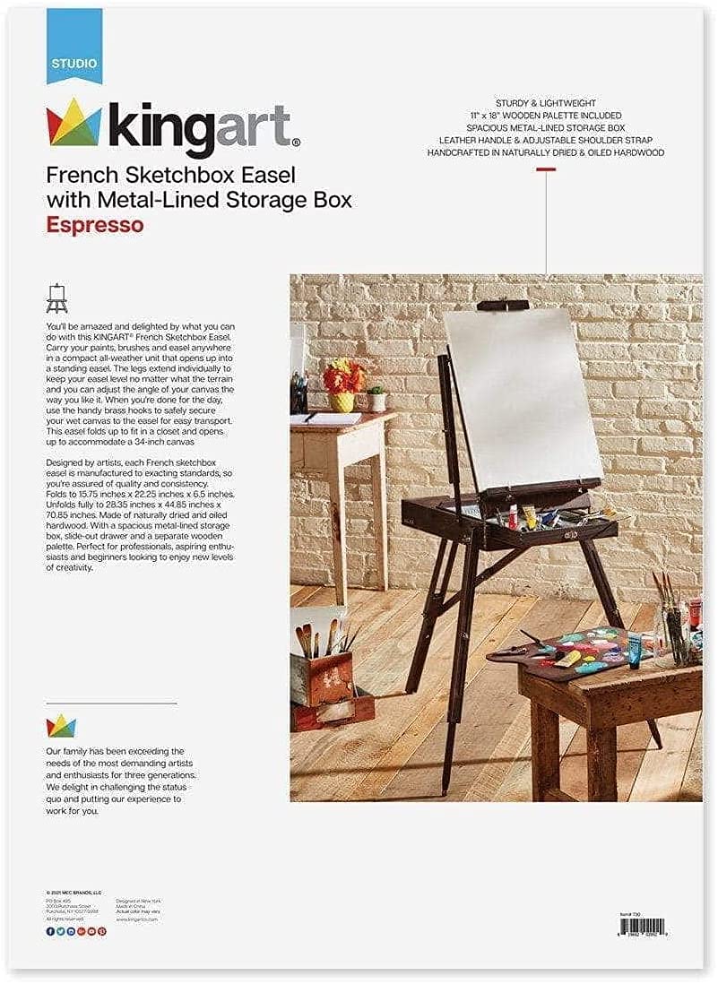 Caja de pintura Tipo de barra de plomo Caja de pintura al óleo Bocetos portátiles Beech Oleo de madera Caja de pintura al óleo portátil Caja de pintura al óleo Caja de caballete Estudiante Estudiante