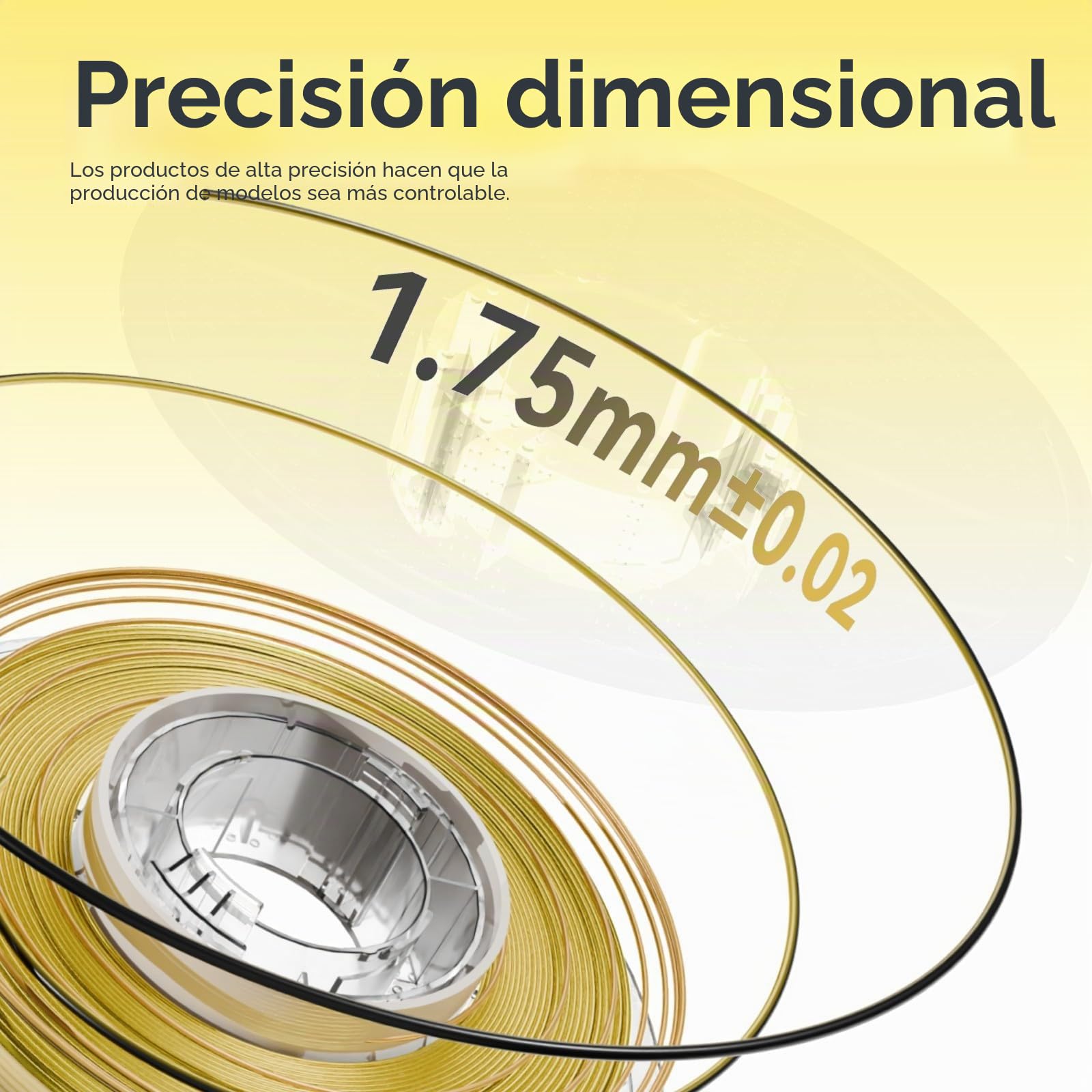 Chitu Systems Conjure Silk - Filamento de impresora 3D de ácido poliláctico, filamento de doble color de 1.75 mm, filamento de impresión 3D de seda negro y dorado, 2 kg