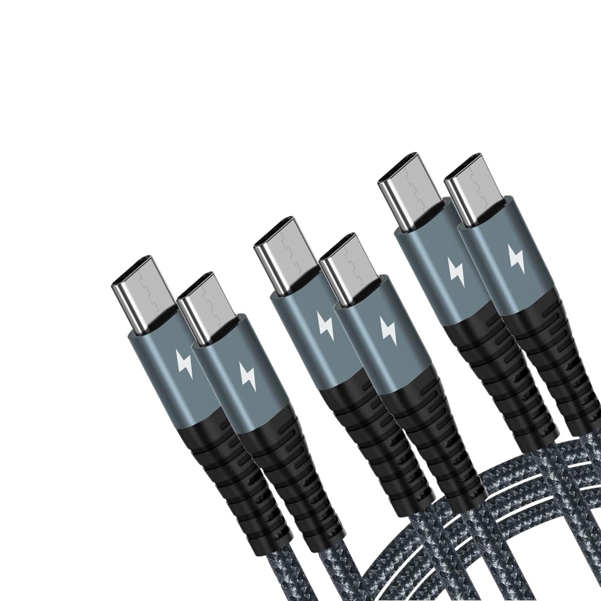 UGREN 3 Pack USB C to USB C Cable 60w 4FT Type C to Type C Cable Charger