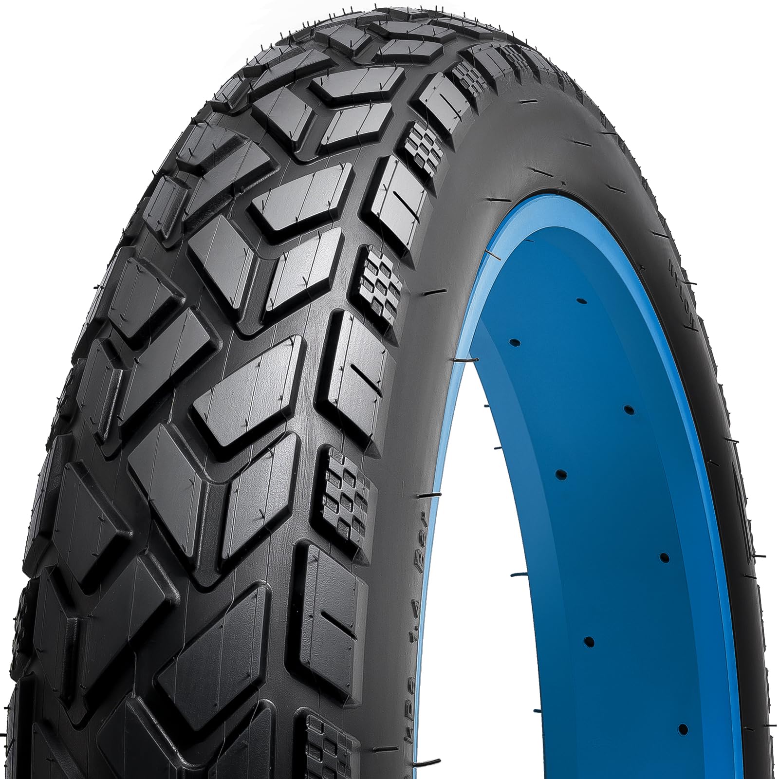 FengCan 26x4.0 Fat Electric Bike Tire 26 Inch Fat E-Bicycle tire Suitable for 26x4 MTB/E-Bike Folding Replacement All-Terrain Directional Tread Fat Bike Tire (Single)