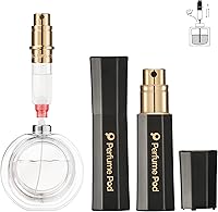 Vista 5 de Perfume Pod Atomizador de perfume recargable, botella de perfume de fragancias de llenado inferior, mini dispensador de colonia, tamaño de viaje